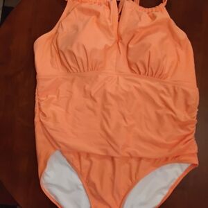 New Target Women's Orange Swimsuit